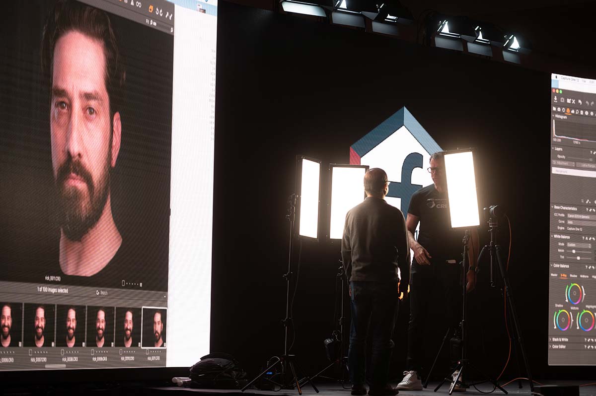 Headshot Photography Conference class at ShutterFest with Peter Hurley